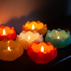 Lotus Tea Light Candle Holder